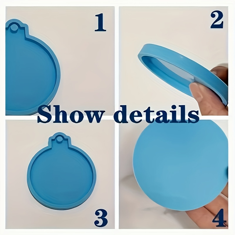 5Pcs DIY Silicone Mould Craft Mold Set for Resin Necklace jewelry