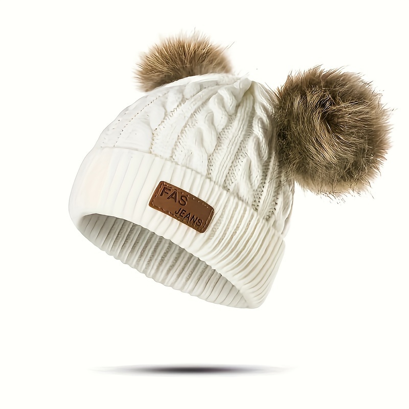 Hats with fluffy clearance ball on top