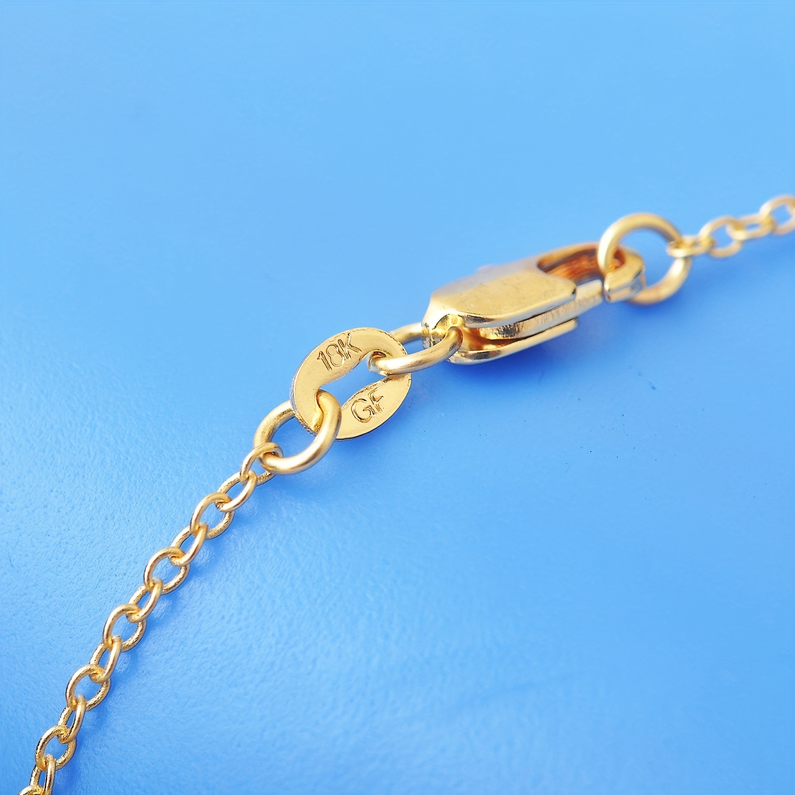 Classic Simple Golden Silver Chain For Diy Jewelry Making - Temu