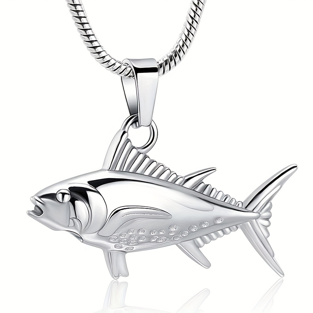 2022 New Men's Fashionable Fish Hook Pendant Stainless Steel - Temu