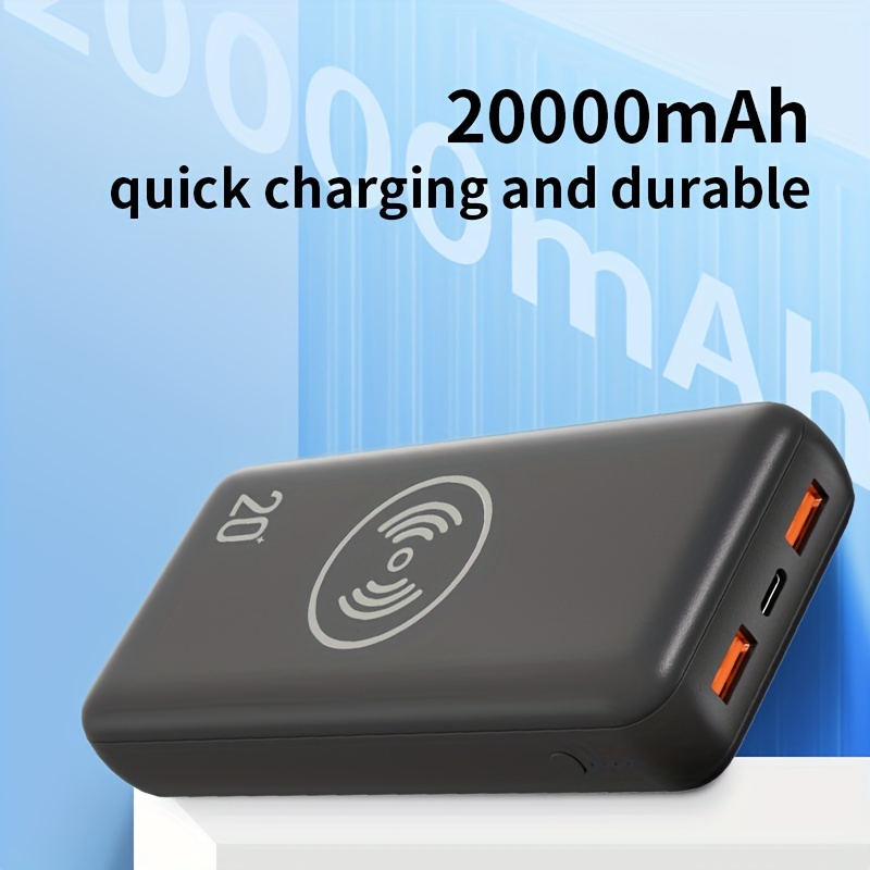 Fast charge powerbank: 20,000 mAh, 2 USBs