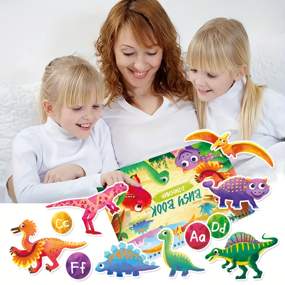 Benresive Montessori - Libro ocupado para niños pequeños de 2 a 4 años,  actividades de aprendizaje preescolar, libros de calcomanías para niños de  2