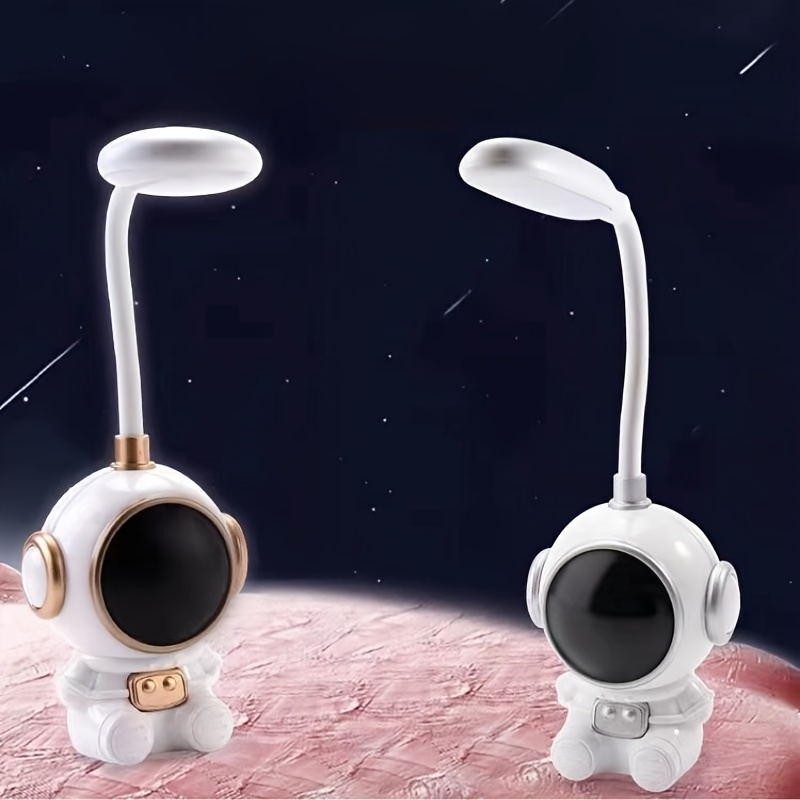 Cute Cartoon Astronaut Led Desk Lamp 180° Adjustable - Temu