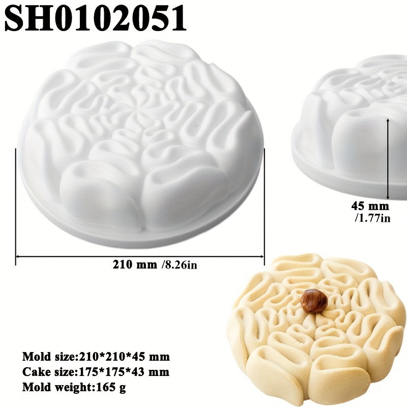 SILIKOLOVE Hot Cake Molds Silicone Molds for Baking Dishes Bread