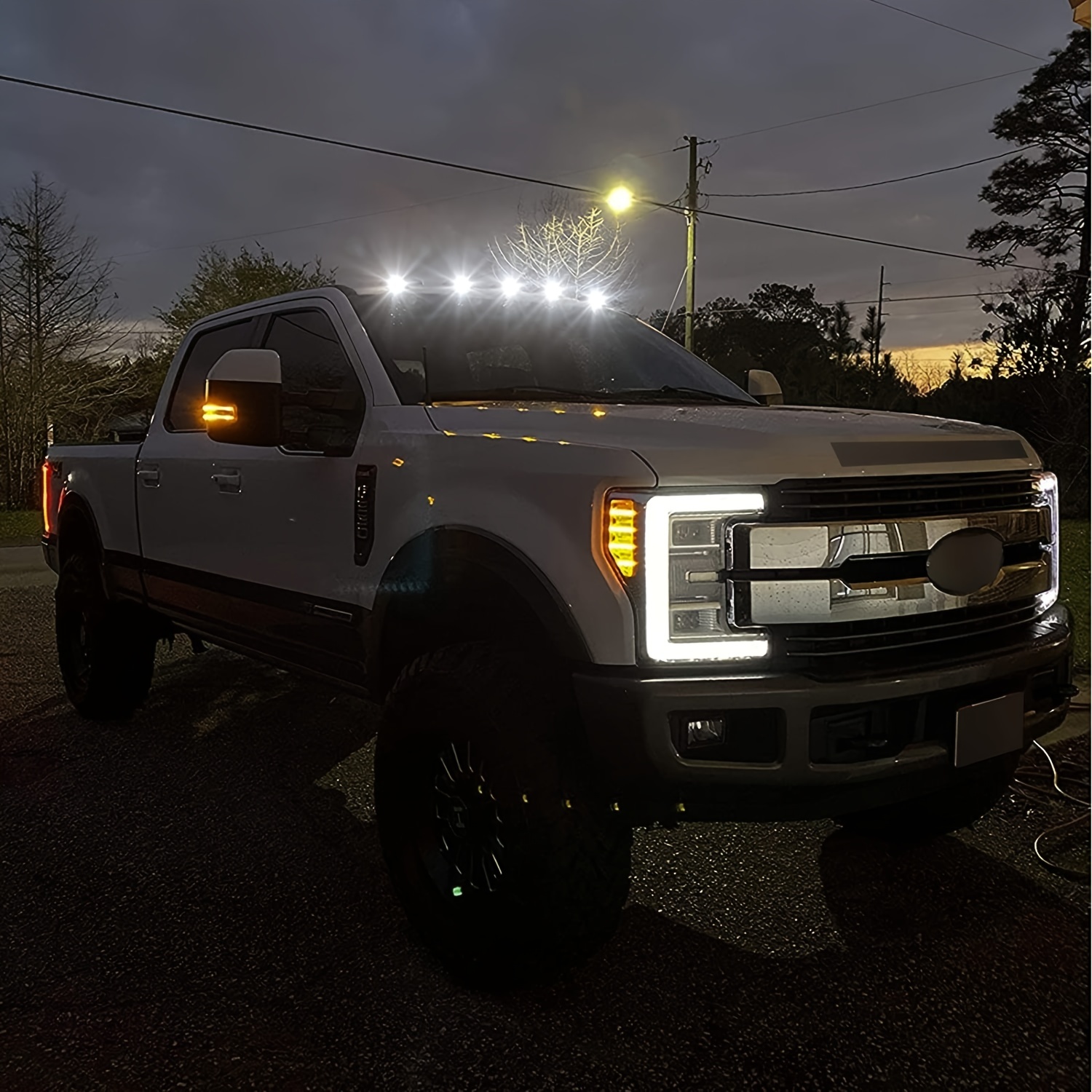 Cabine de voiture Lumière de toit 12 Led Imperméable Ford Dodge