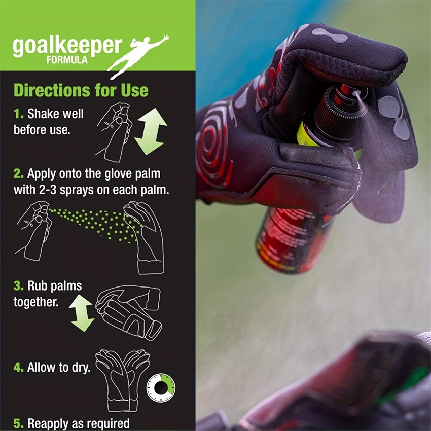 Glove Grip Spray, Grip Boost - Goalkeeper Formula