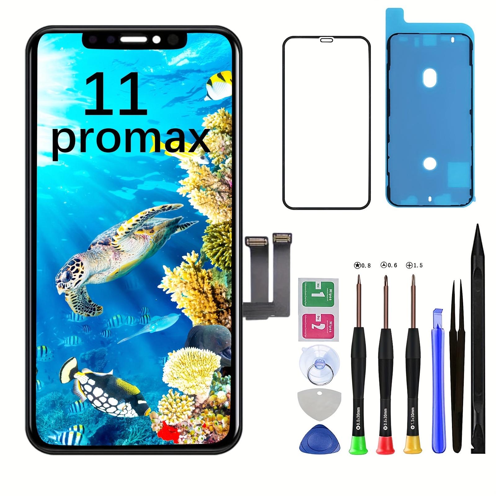 Pantalla original de Apple + vidrio para reparar su iPhone 11 PRO MAX