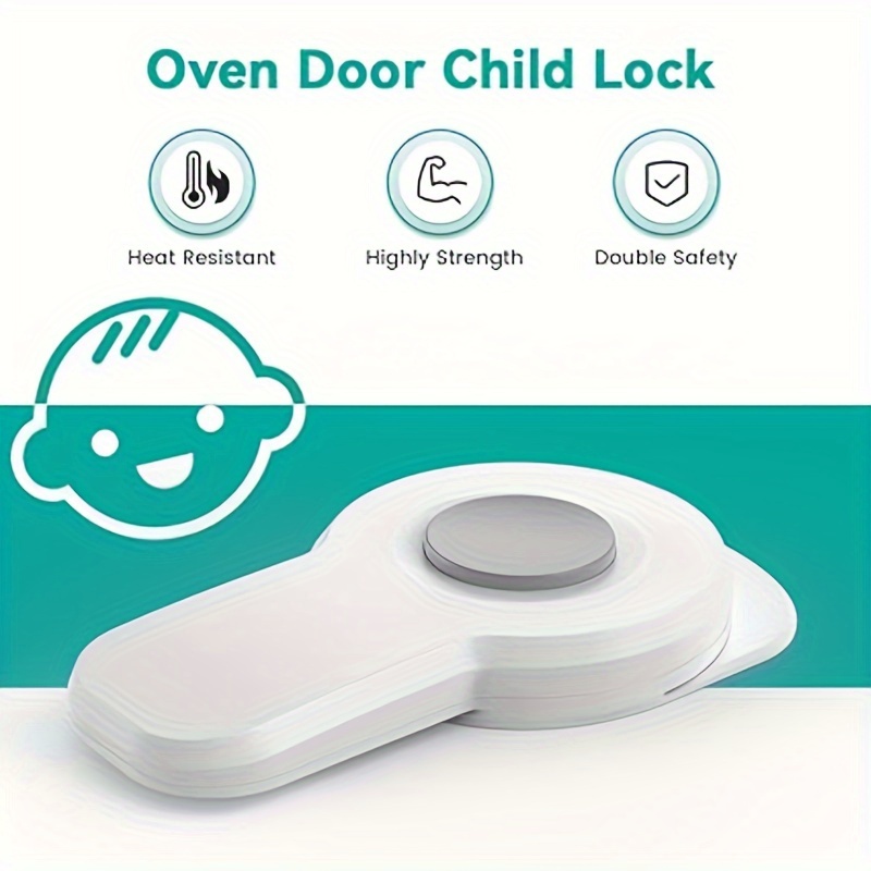 Oven Door Lock Oven Front Lock Easy To Install And Use - Temu