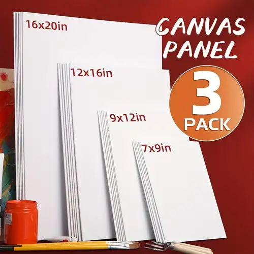 Canvases For Painting 100% Cotton Art Panels For Oil Acrylic - Temu