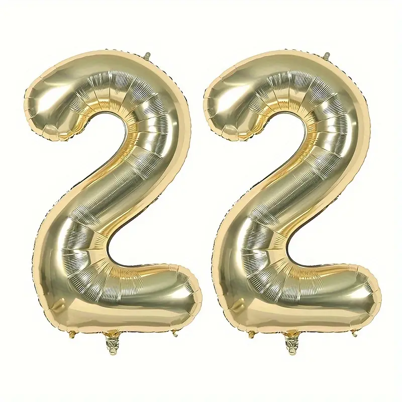 Decoraciones de cumpleaños número 10 – Globo de 40 pulgadas – Globos de  helio de papel de aluminio de gran tamaño para suministros de fiesta de