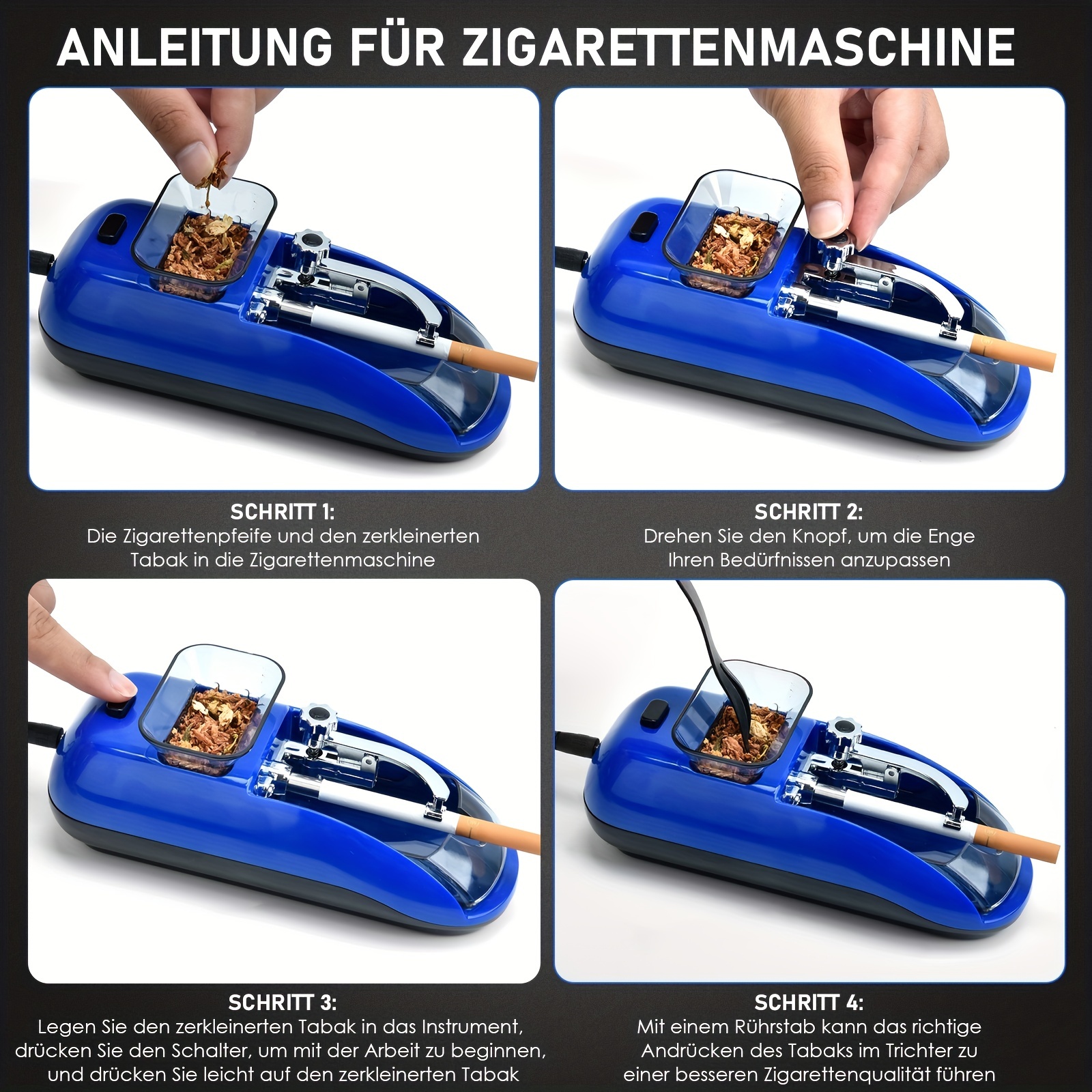 Automatic Cigarette Roller 2nd Generation Electric Cigarette - Temu Germany