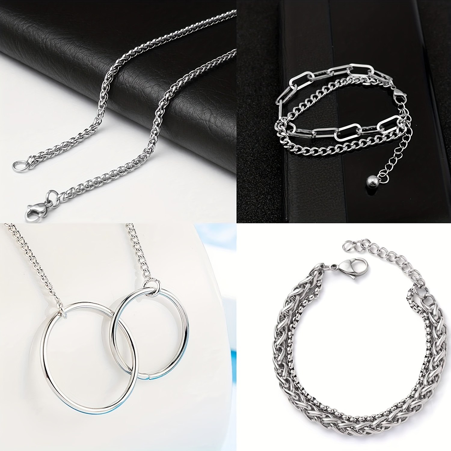 1box O-ring Connector Metal Open Jump Ring for DIY Handmade Bracelet Earrings Necklace Connector Rings