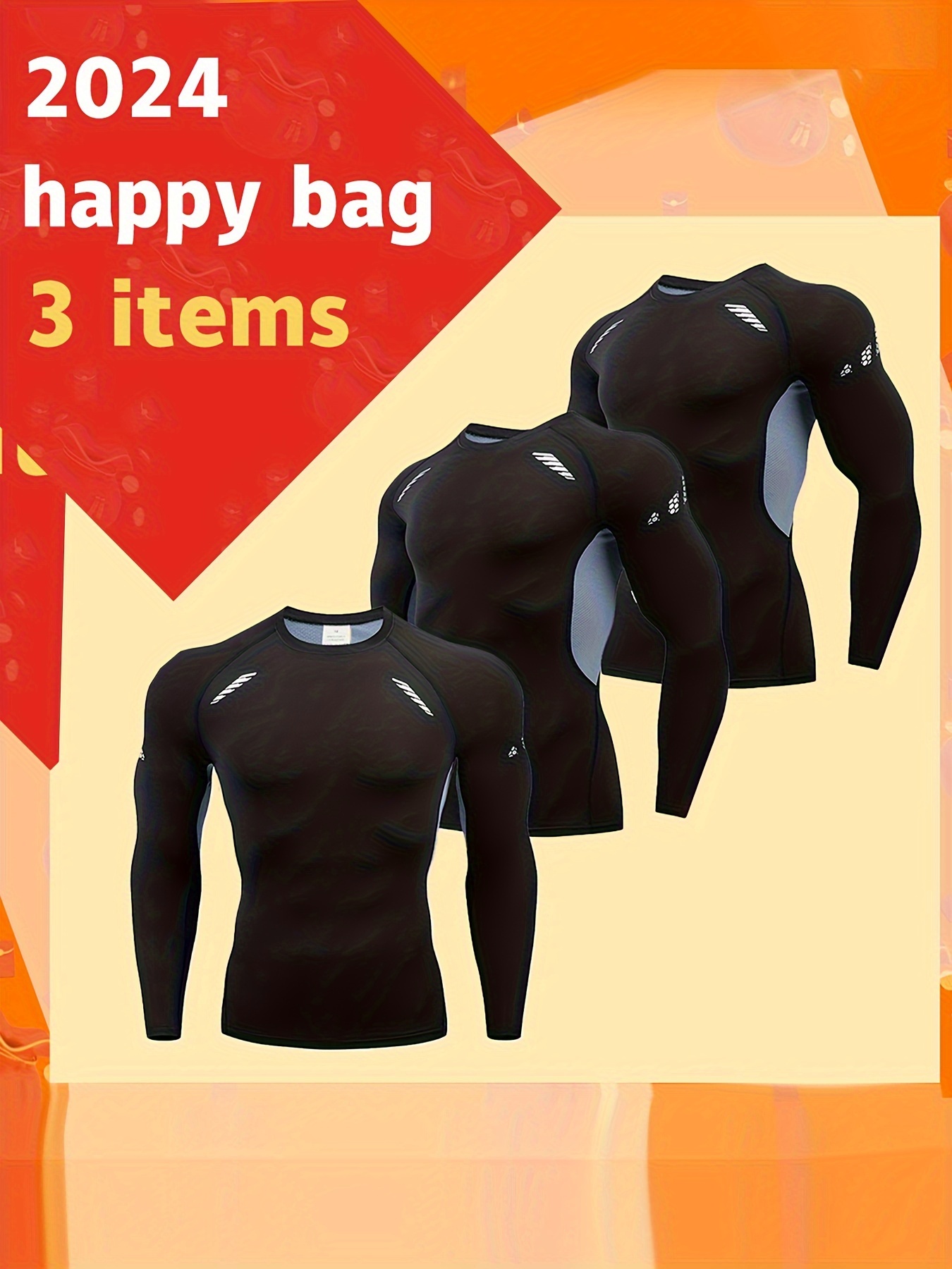 Men's Thermal Long Sleeve Compression Shirts Winter Sports - Temu