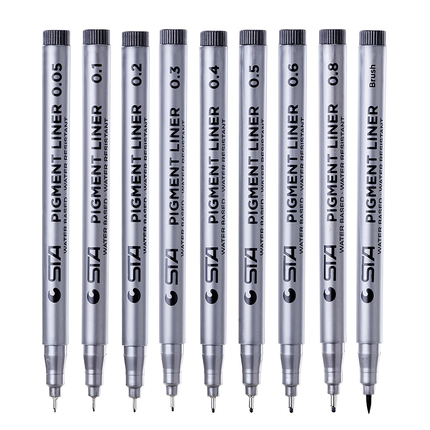 BAOKE 5pcs/set Micron Needle Drafing Pen Waterproof drawing Pen