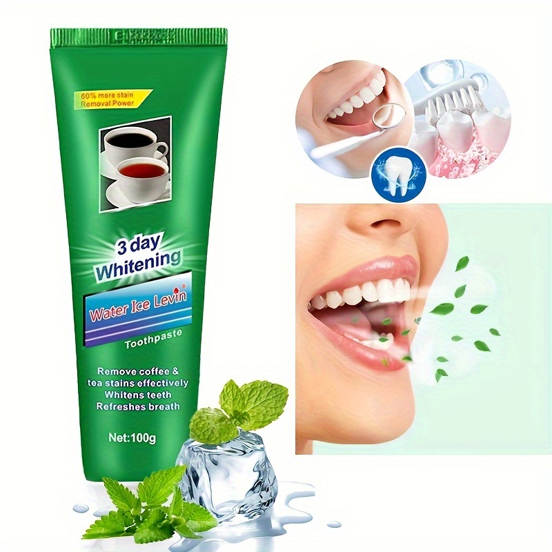 Mini Travel Items Toothpaste Cleans Tooth Stains Brightens Tooth Stains  Whitens
