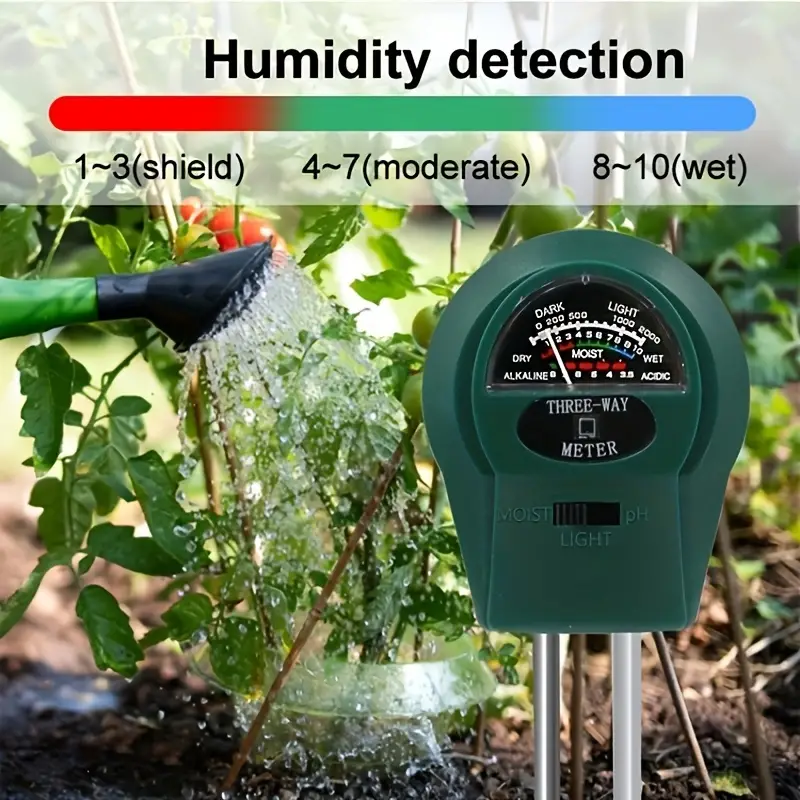 1 Soil Ph Meter Hygrometer Sunshine Ph Meter Acidity Humidity Ph