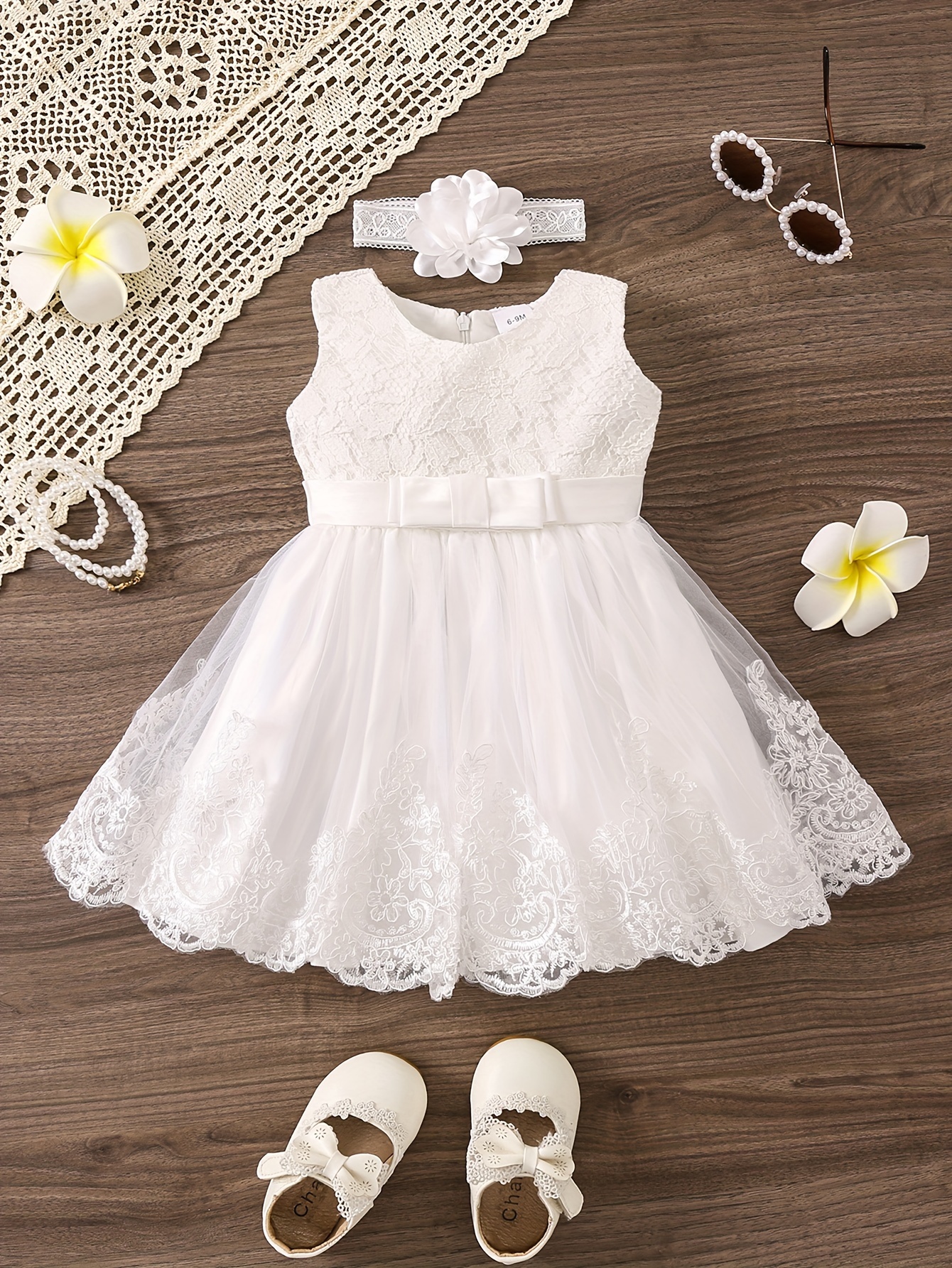 Two-Piece Maternity Tulle Gown