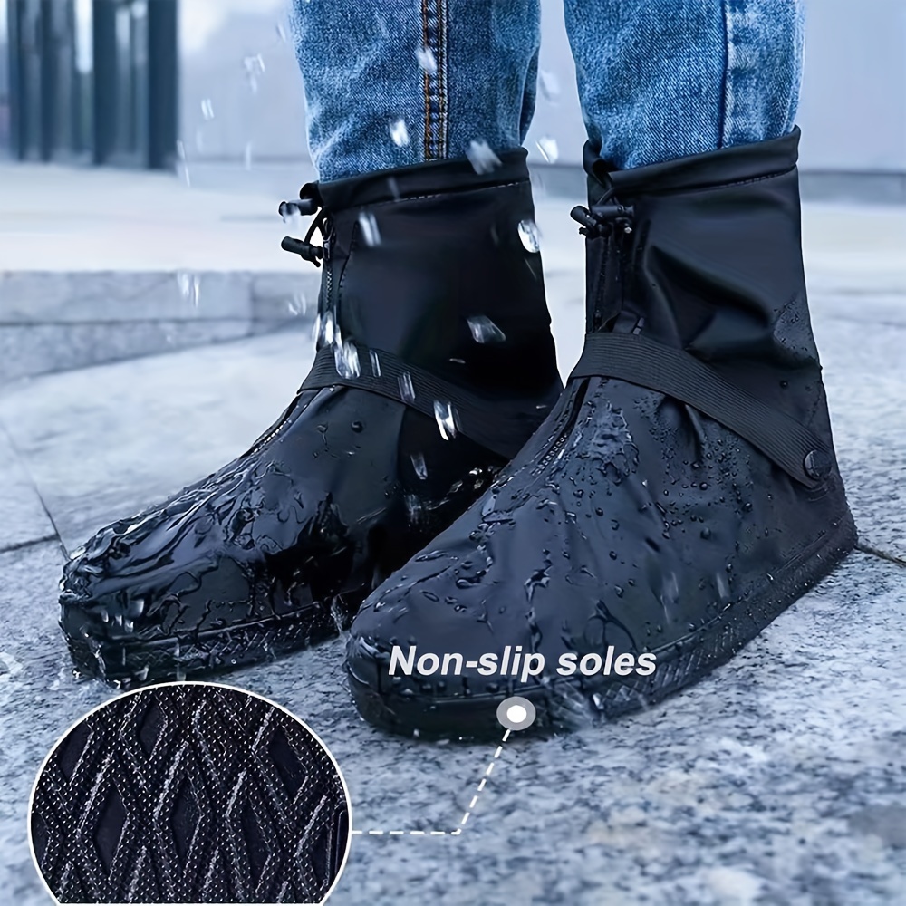 Housses de protection imperméables pour bottes de chaussures, fermeture  éclair portable, housses anti-poussière, sacs de stockage d'évaluation,  36x21cm, nouveau