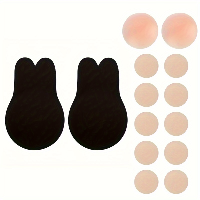 LELINTA 2 Pairs Women Invisible Silicone Breast Pads Boob Lift
