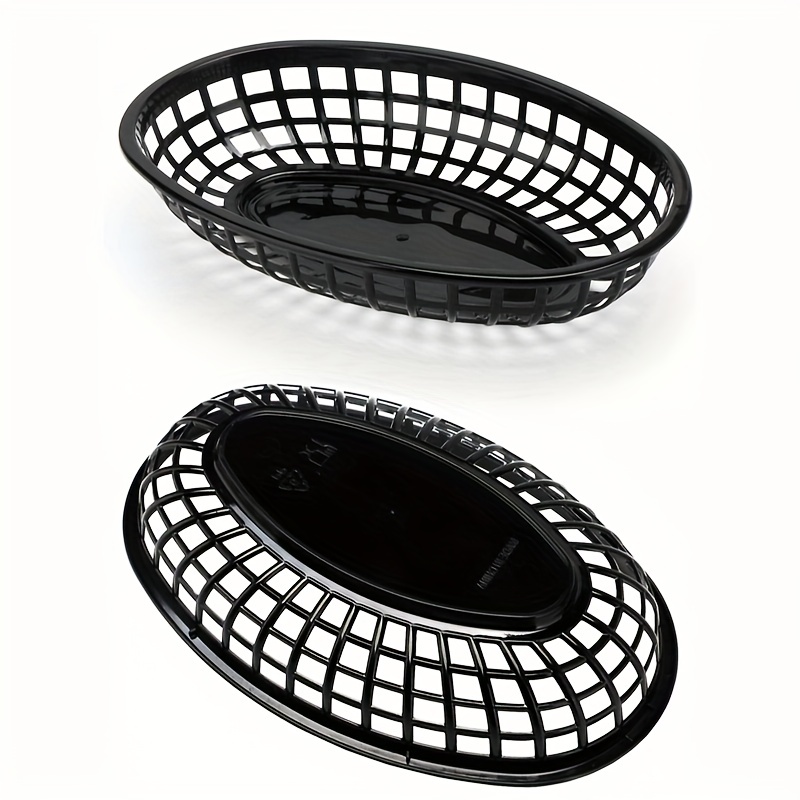 12 24 36pcs plastic food serving trays fast food basket food service tray restaurant basket for kitchen supplies fast food supplies hamburger fried chips tray serveware accessories