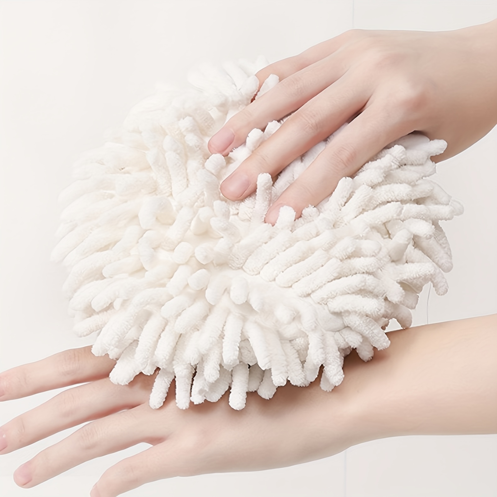  Nulubuu Soft Absorbent Chenille Ball Towel Sets, Quick