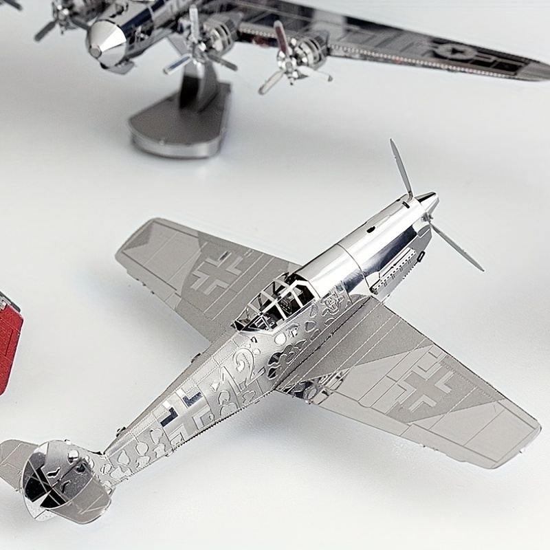 Bf 109 3D Metal Stereo Puzzle Model Toy For Boys Girls Free Shipping