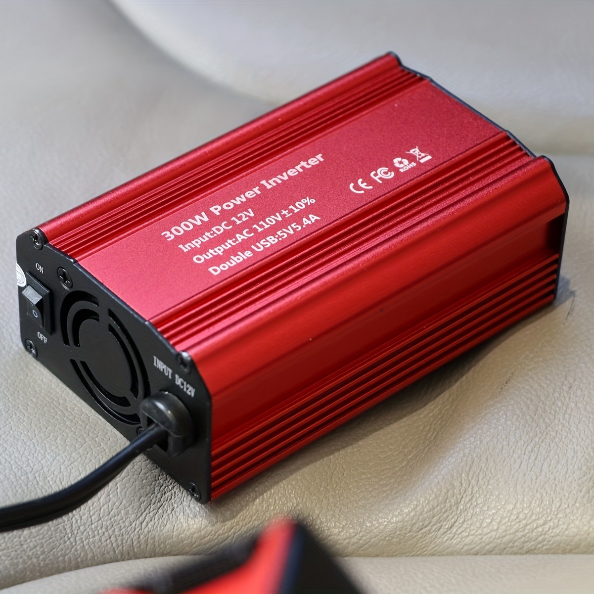 Power Inverter 12v To 110v Ac Car Inverter With 5v 2.4a+3a And 2usb Car  Adapters - Temu Japan