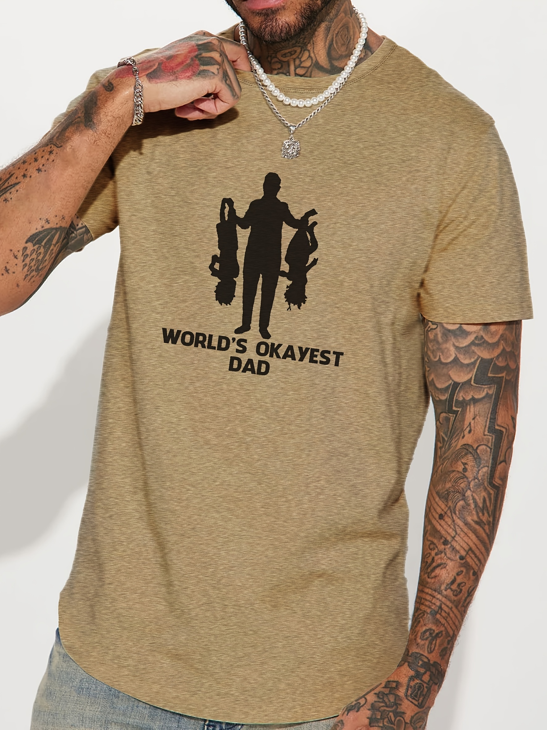 world's okayest dad shirt