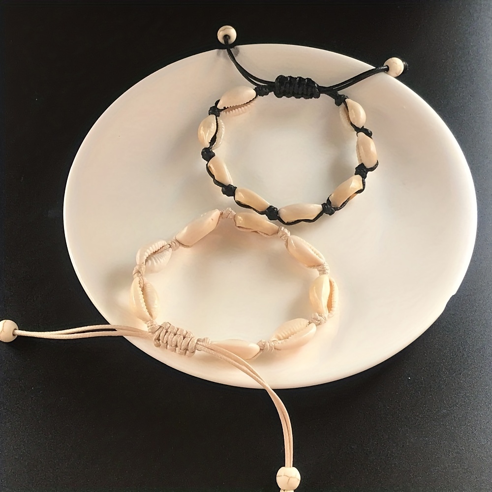 Bohemian Shell Conch Braided Bracelet for Men