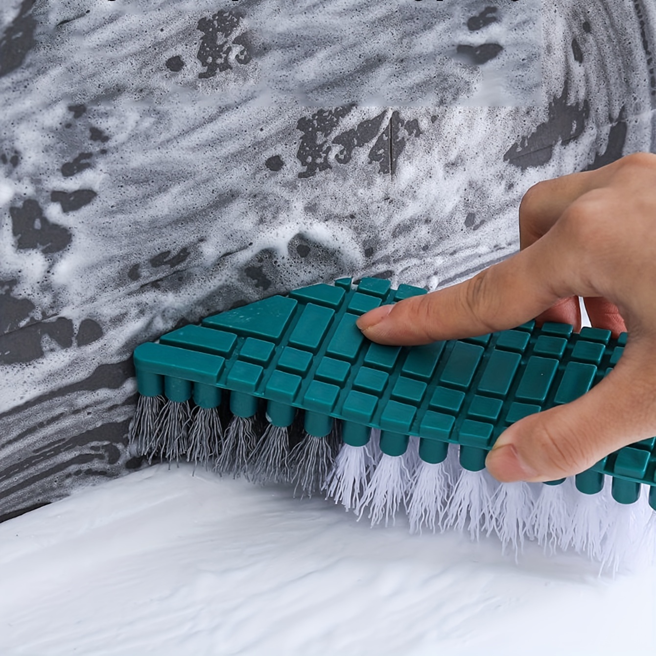 6Pcs Home Cleaning Brushes Set Multifunction Long Handle Brush Kitchen Dish  Brush with Comfortable Grip Bendable Scrub Brush