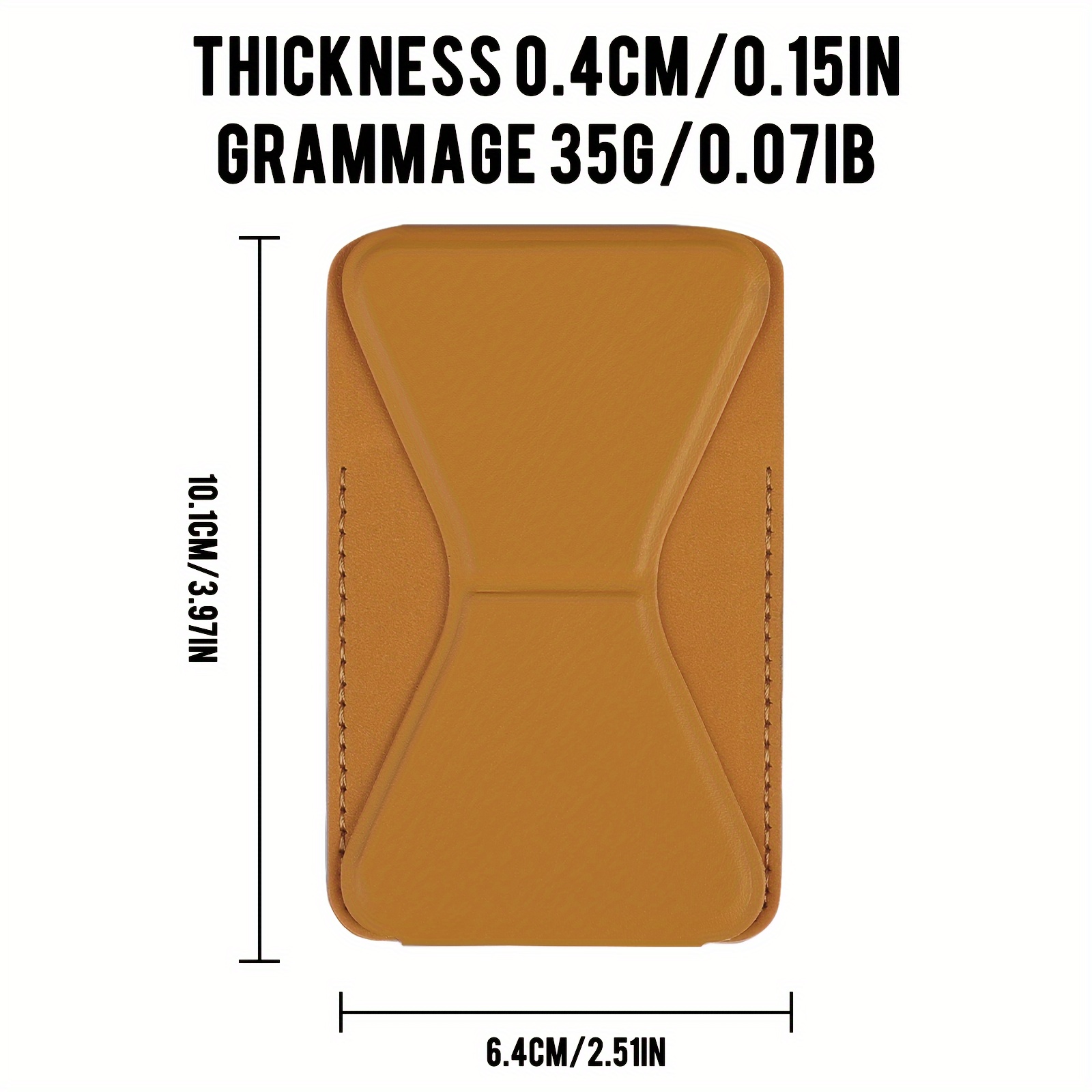 Porta tarjetas de identificacion, en silicon, adhesivo, para el celular