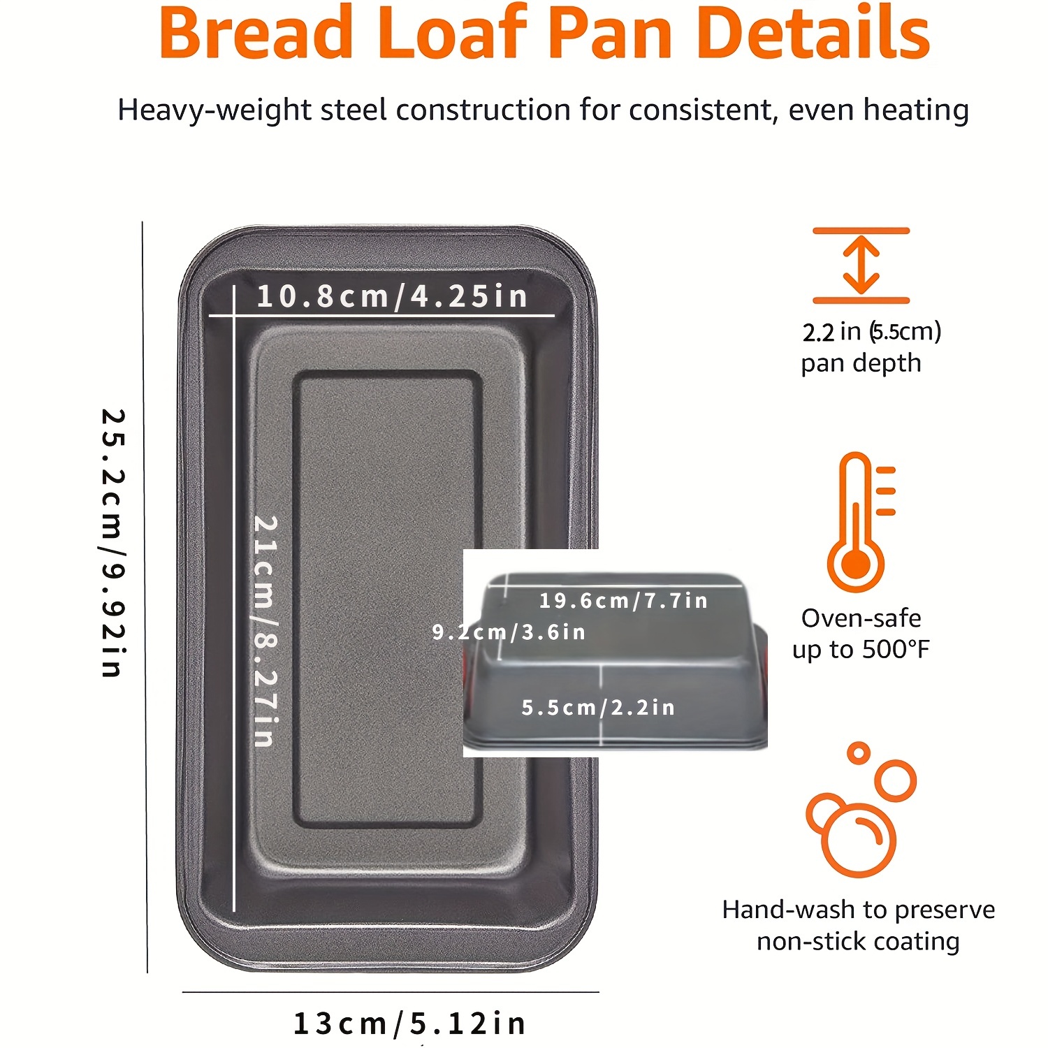 Loaf Pan, Metal Baking Bread Pan, Toast Making Tool, Non-stick Bakeware,  Oven Accessories, Baking Tools, Kitchen Accessories - Temu