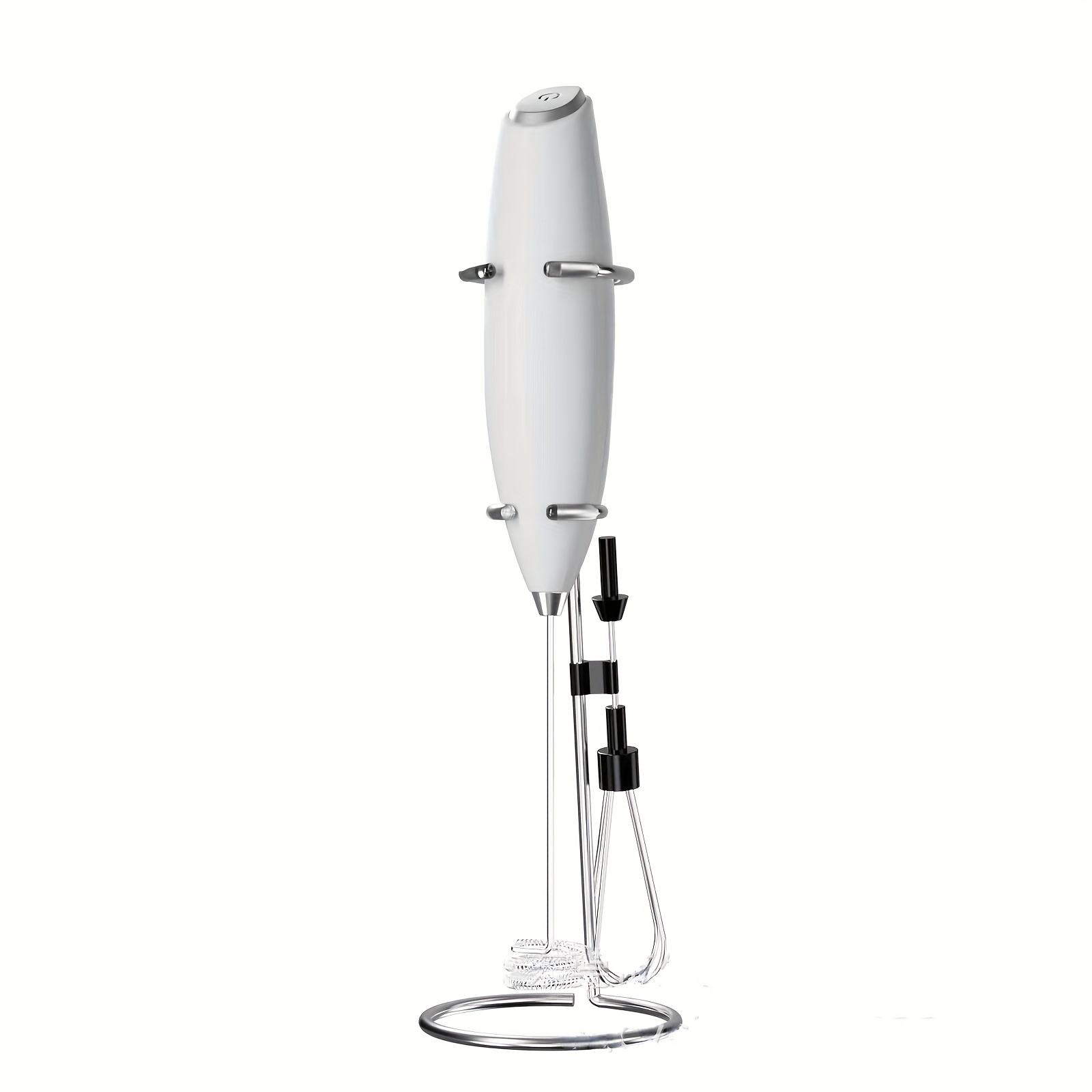 Electric Milk Frother With Stainless Steel Holder, Cream Frother, Handheld  Foam Maker And Mixer, - Temu Saudi Arabia