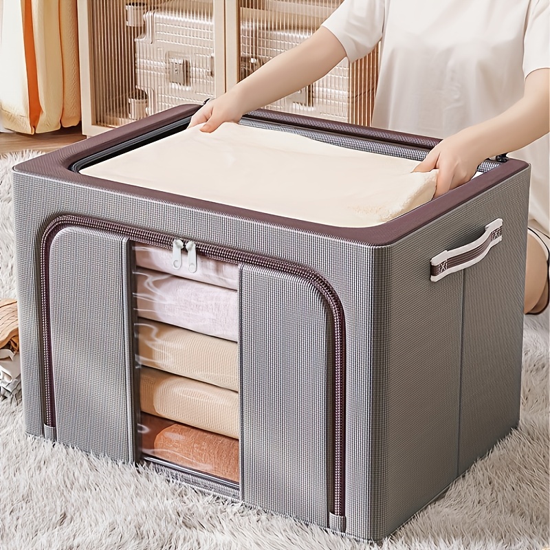 Foldable Storage Storage Box Anti Mold Organizers Large Storage Boxes For  Storage Clothes Blankets Organizador Zippe Storage Box 210309 From Luo09,  $17.14