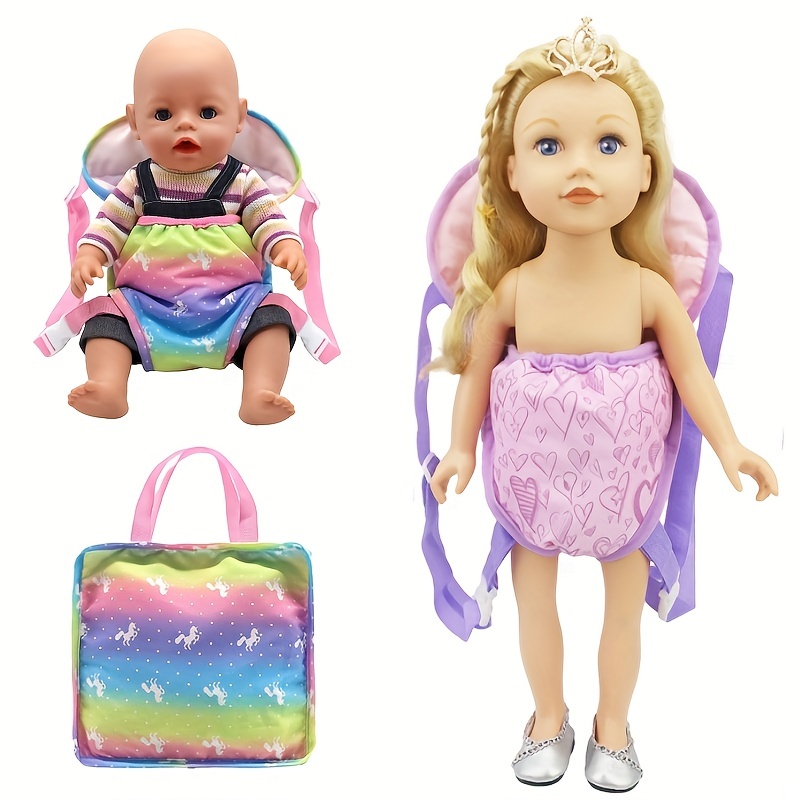Mini sac à dos pour poupée - Mini sac à dos pour poupée - Mini sac à dos  pour poupée - Jouets avec mini fournitures - Accessoires de poupée surprise