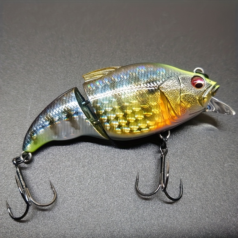 3d Eyes Two section Floating Fish Bait Hard Bait Culter - Temu