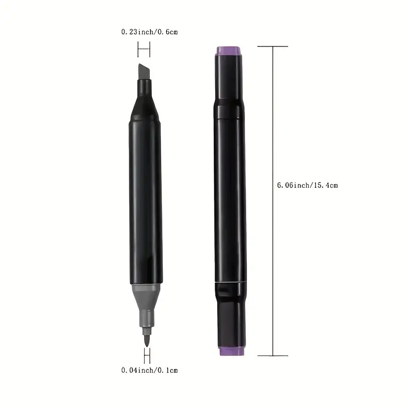 Markers Pen Set 18/24/30/40/60/80/120Colors Animation Sketch