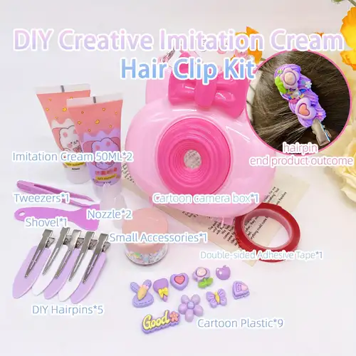 Diy Plastic Imitation Cream Glue For Acrylic Key Chain Hair - Temu