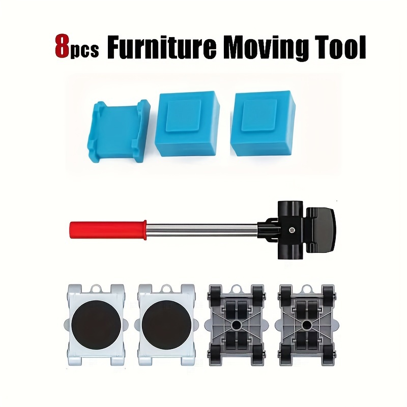 Muebles Dolly - Juego de 4 ruedas para mover muebles pesados, muebles de  alta resistencia, juego de herramientas para mover muebles pesados, sofá