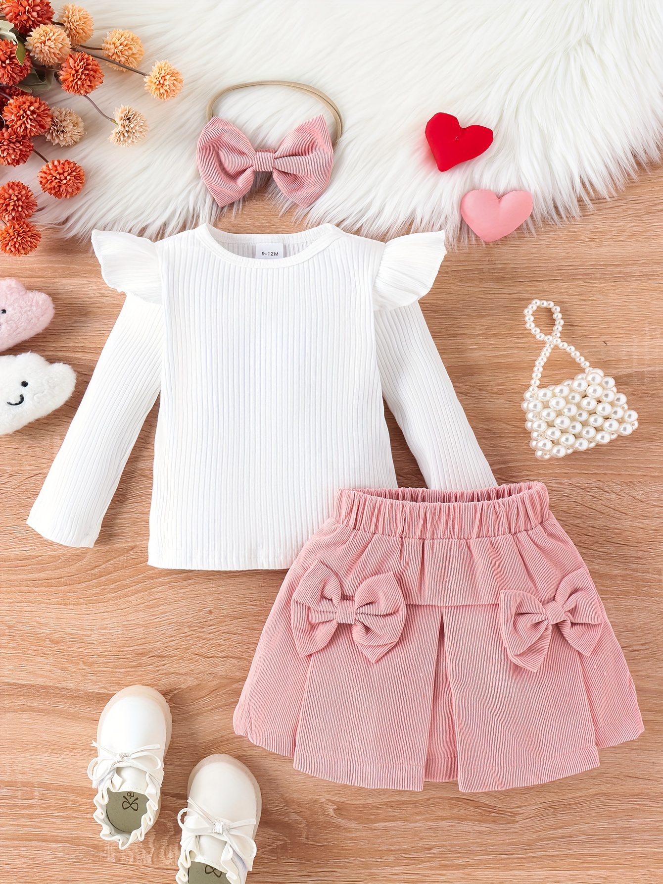 Tiny Bunnies Baby Girls Dress Cotton Clothes Top Shorts Set 1 To 4