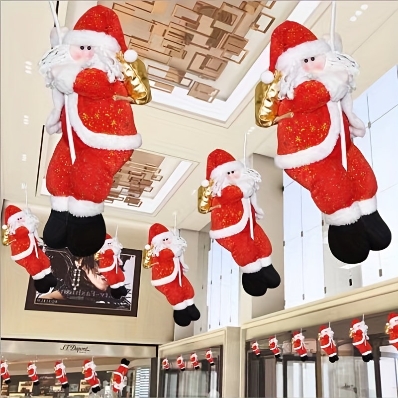 Gift Box Santa Claus Climbing Stairs Electric Track Slide - Temu