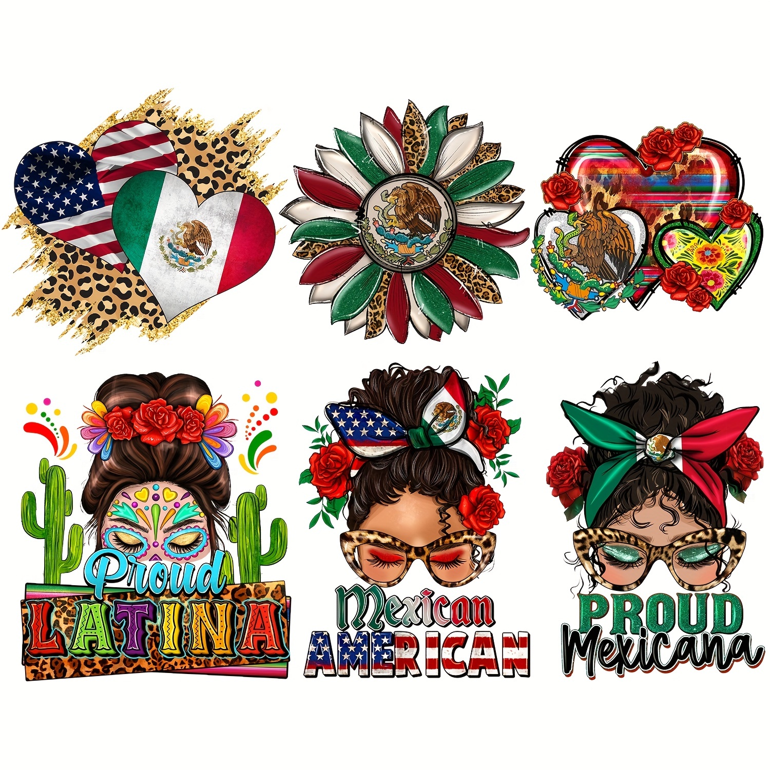 Mexico Flag Patch Embroidered Applique Mexican Iron On Sew - Temu United  Arab Emirates