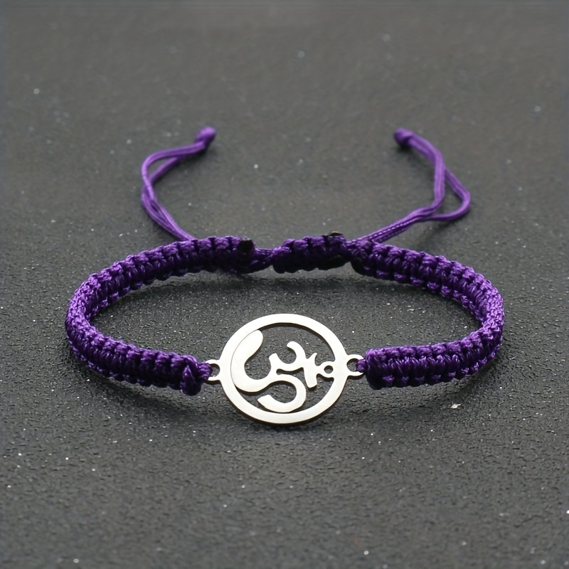 Stainless Steel OM Bracelet for Couples