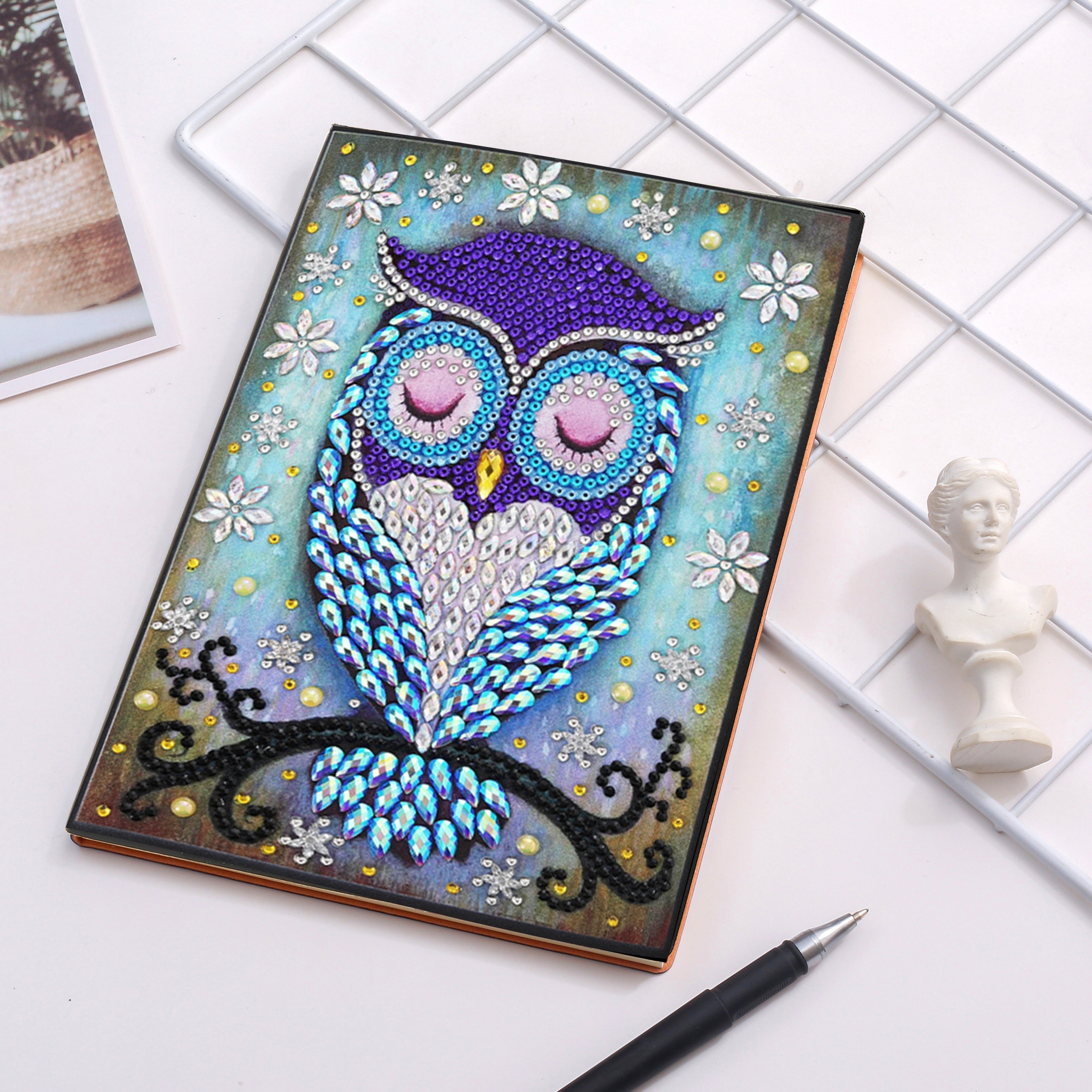 Simple Creative Cute Ins Owl Diamond Painting Diy Handmade - Temu
