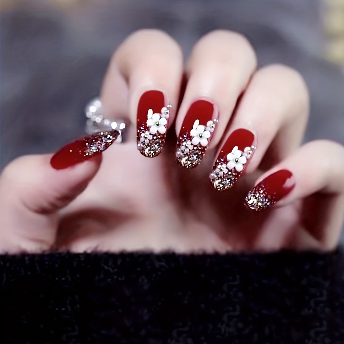 luxury nail art designer summer nails - Blush & Pearls