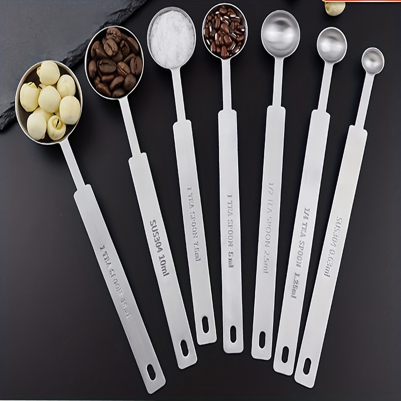 Adjustable Measuring Spoon Set Measuring Spoons Set Powder Baking Tool  Metering Spoon Tea Scoop - Temu