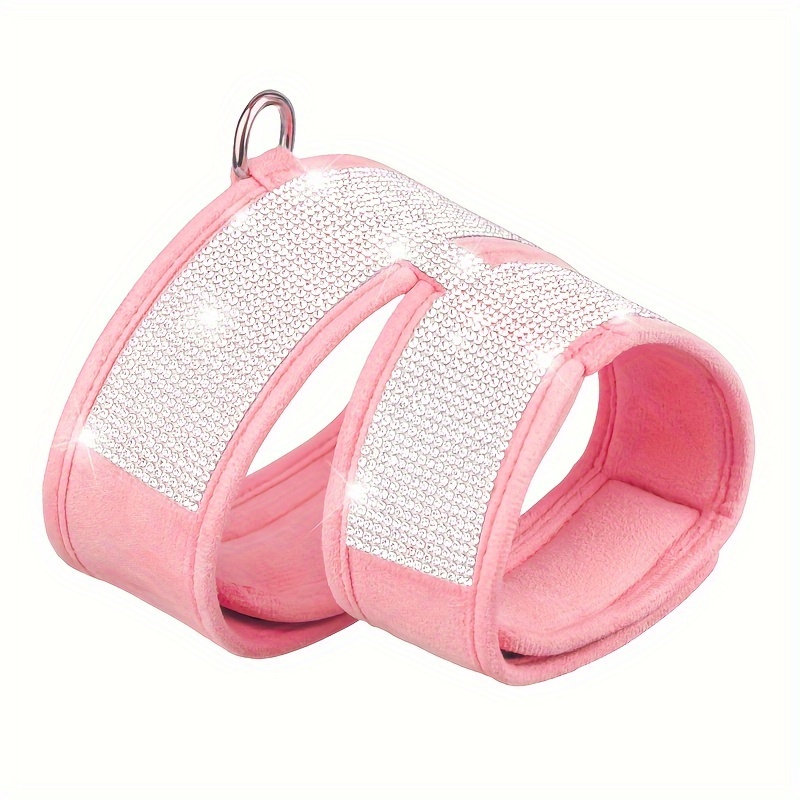 CAPASTEC Welpen Geschirr & Leinenset Lila - Verstellbares Haustiergeschirr Mit Blumenmuster Für Kleine Hunde & Katzen