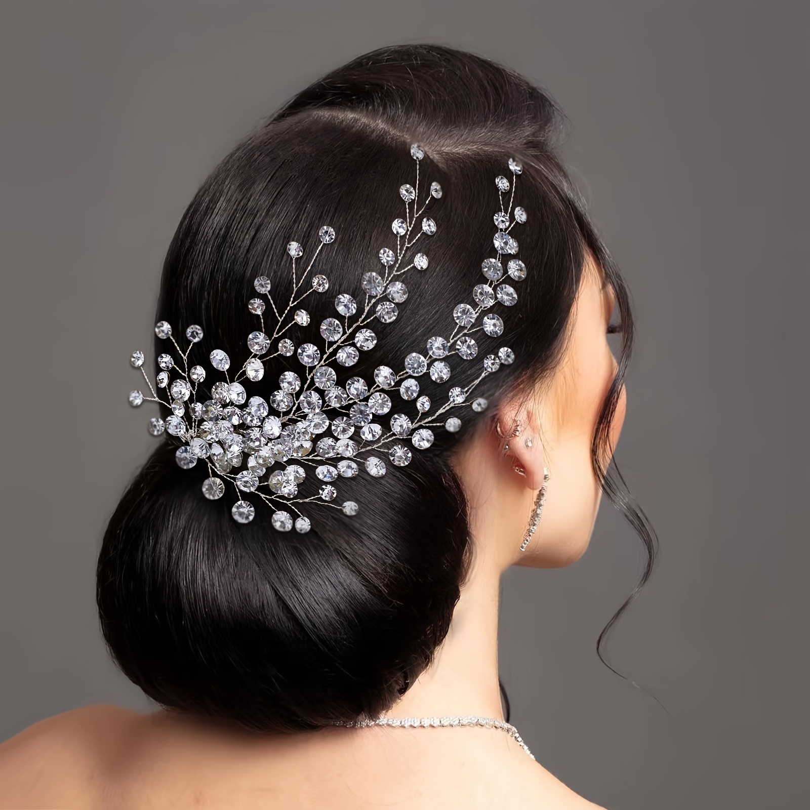Fascia Capelli Con Cristalli E Perline Morbida E Elegante Per Donne E Ragazze - Cerchietto Imbottito Velluto Per Accessori Capelli Festa, Regalo Idea