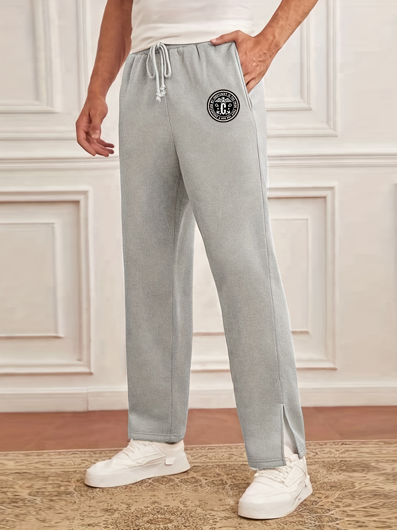 Long leg tracksuit bottoms on sale mens