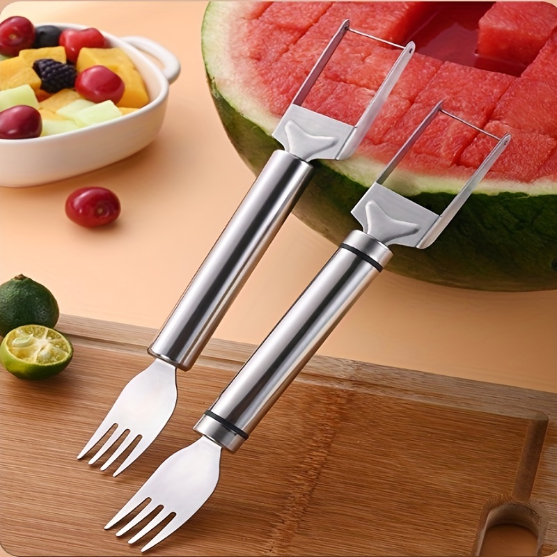 1pc 304 Stainless Steel Watermelon Slicer, Multifunctional And